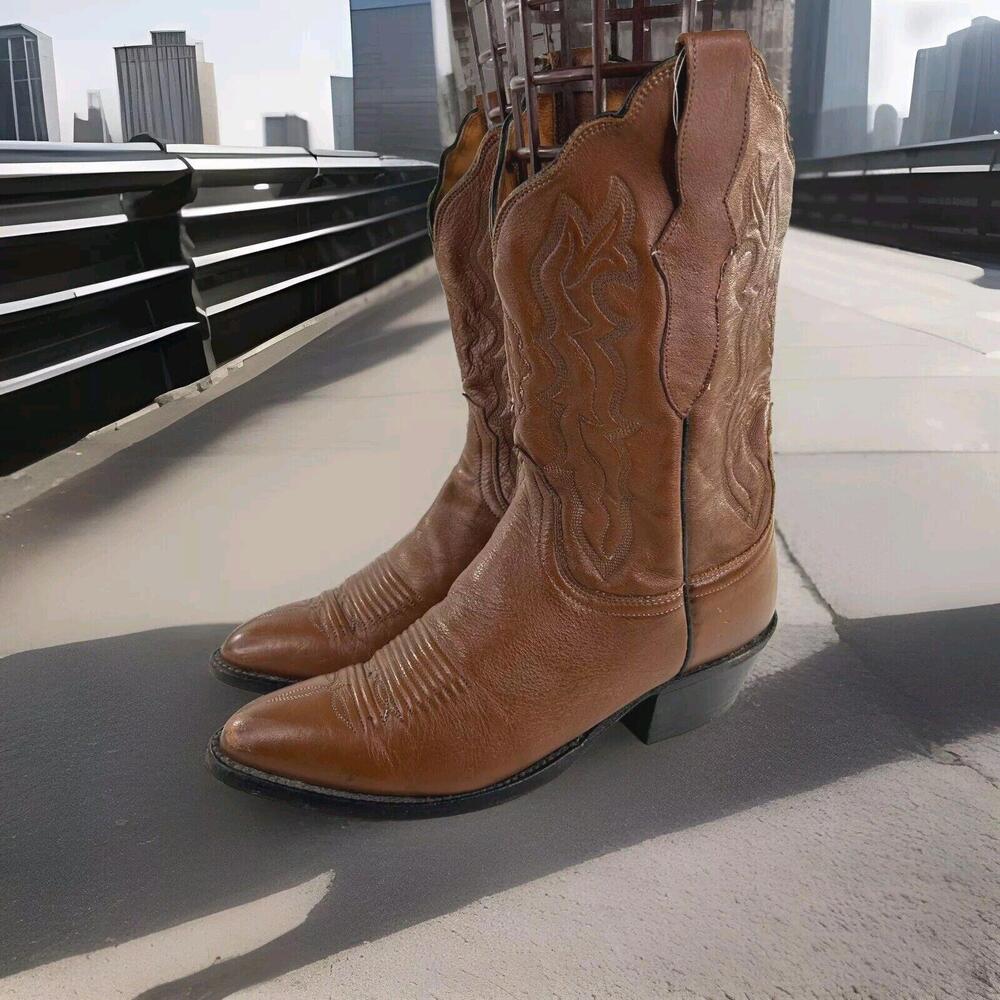 Lucchese Brown Ankle Boots